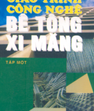 Giáo trình Công nghệ bê tông xi măng (Tập 1) - GS.TS. Nguyễn Tấn Quý (chủ biên)