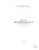 Báo cáo Điều tra địa chất đô thị vùng đô thị Đồng Hới - Hồ Vương Bính (chủ biên)